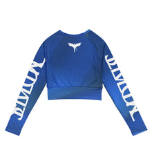 Load image into Gallery viewer, LIVE SLLIK EVOL  Blue Long Sleeve Ladies Gym Top