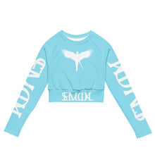 Load image into Gallery viewer, LIVE SLLIK EVOL Long Sleeve Columbia Blue Ladies Gym Top