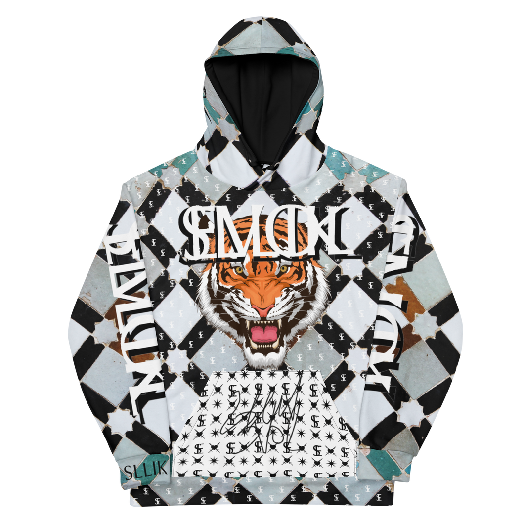 Sllik Evol Chess Move Tiger Hoodie