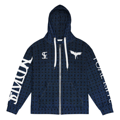 Sllik Evol Midnight Blue Zip Up Hoodie