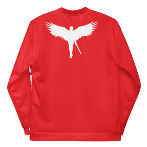 LIVE SLLIK EVOL Loud Red Bomber Jacket