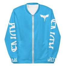 Load image into Gallery viewer, LIVE SLLIK EVOL Sky Blue Bomber Jacket