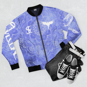 Sllik Evol Purple Blue Bomber Jacket