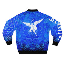 Load image into Gallery viewer, Sllik Evol Atlantis Blue Bomber Jacket