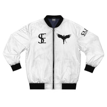 Load image into Gallery viewer, White Spyder Bomber Jacket