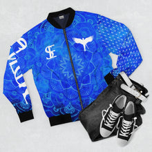 Load image into Gallery viewer, Sllik Evol Atlantis Blue Bomber Jacket