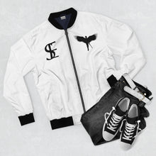 Load image into Gallery viewer, Sllik Evol Classic White Bomber Jacket