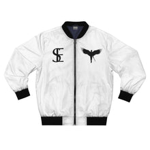 Load image into Gallery viewer, Sllik Evol Classic White Bomber Jacket