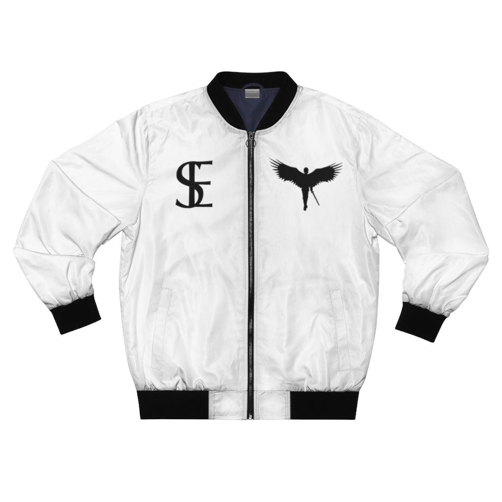 Sllik Evol Classic White Bomber Jacket