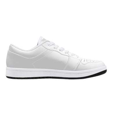 LIVE SLLIK EVOL Black Bottom Steppers White Sneakers